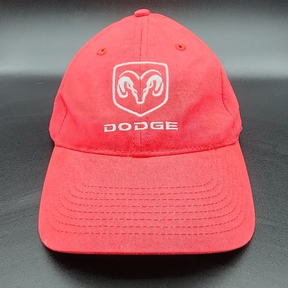 Dodge Ram Hat Cap Red Adjustable Adult Cotton - Picture 1 of 5